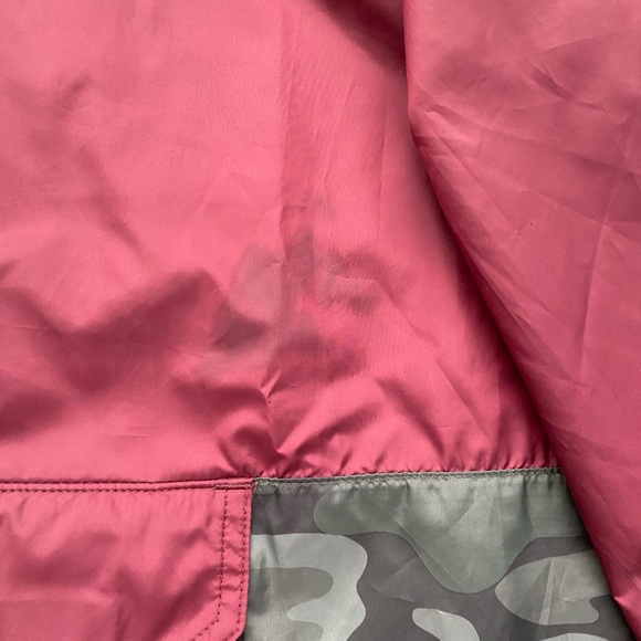 Eddie Bauer Maroon anorak windbreaker Size L tall - Picture 3 of 4